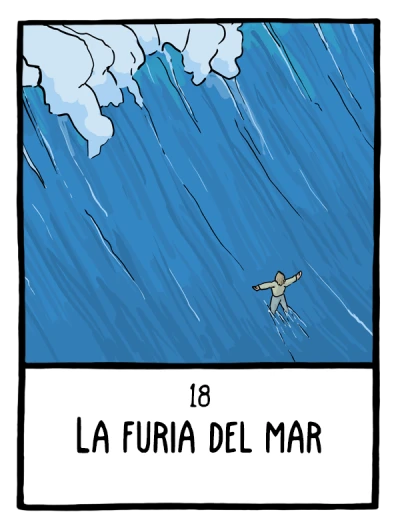 La furia del mar - Cómics Existenciales