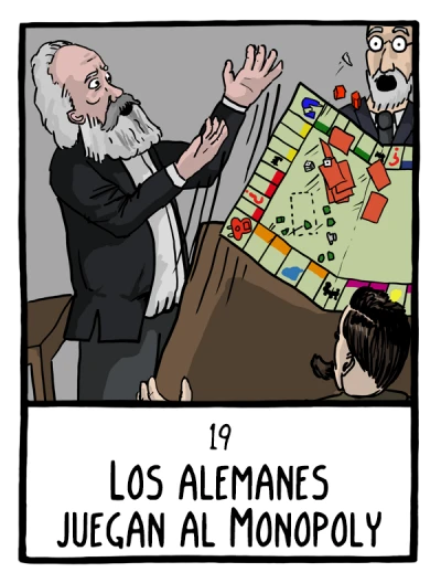Los alemanes juegan al Monopoly - Cómics Existenciales