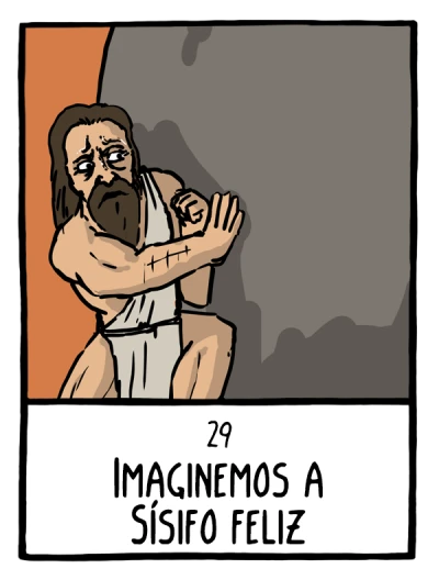 Imaginemos a Sísifo feliz - Cómics Existenciales